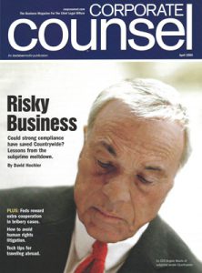 Corporate Counsel - Risky Business